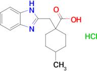 1-((1h-Benzo[d]imidazol-2-yl)methyl)-4-methylcyclohexane-1-carboxylic acid hydrochloride