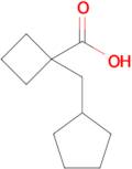 1-(Cyclopentylmethyl)cyclobutane-1-carboxylic acid