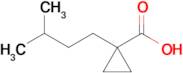 1-Isopentylcyclopropane-1-carboxylic acid