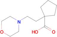 1-(2-Morpholinoethyl)cyclopentane-1-carboxylic acid