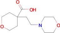 4-(2-Morpholinoethyl)tetrahydro-2h-pyran-4-carboxylic acid
