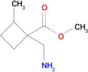 Methyl 1-(aminomethyl)-2-methylcyclobutane-1-carboxylate