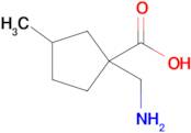 1-(Aminomethyl)-3-methylcyclopentane-1-carboxylic acid