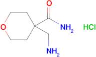 4-(Aminomethyl)tetrahydro-2h-pyran-4-carboxamide hydrochloride