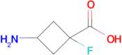 3-Amino-1-fluorocyclobutane-1-carboxylic acid