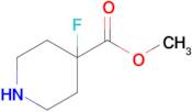 Methyl 4-fluoropiperidine-4-carboxylate