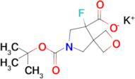 Potassium 6-(tert-butoxycarbonyl)-8-fluoro-2-oxa-6-azaspiro[3.4]octane-8-carboxylate