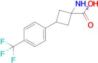 1-Amino-3-(4-(trifluoromethyl)phenyl)cyclobutane-1-carboxylic acid