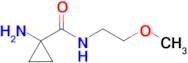 1-Amino-N-(2-methoxyethyl)cyclopropane-1-carboxamide