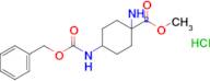 Methyl 1-amino-4-(((benzyloxy)carbonyl)amino)cyclohexane-1-carboxylate hydrochloride