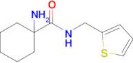 1-Amino-N-(thiophen-2-ylmethyl)cyclohexane-1-carboxamide