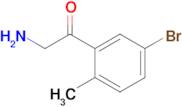 2-Amino-1-(5-bromo-2-methylphenyl)ethan-1-one