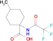 4-Methyl-1-(2,2,2-trifluoroacetamido)cyclohexane-1-carboxylic acid