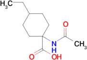 1-Acetamido-4-ethylcyclohexane-1-carboxylic acid