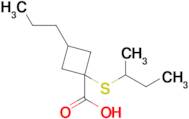 1-(Sec-butylthio)-3-propylcyclobutane-1-carboxylic acid