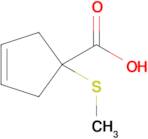 1-(Methylthio)cyclopent-3-ene-1-carboxylic acid