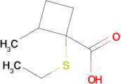 1-(Ethylthio)-2-methylcyclobutane-1-carboxylic acid