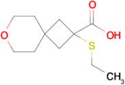 2-(Ethylthio)-7-oxaspiro[3.5]nonane-2-carboxylic acid