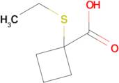 1-(Ethylthio)cyclobutane-1-carboxylic acid