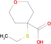 4-(Ethylthio)tetrahydro-2h-pyran-4-carboxylic acid