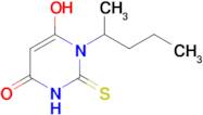 6-hydroxy-1-(pentan-2-yl)-2-sulfanylidene-1,2,3,4-tetrahydropyrimidin-4-one