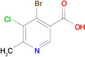 4-Bromo-5-chloro-6-methylnicotinic acid