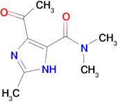 4-acetyl-N,N,2-trimethyl-1H-imidazole-5-carboxamide