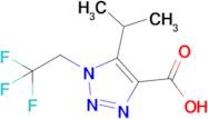 5-Isopropyl-1-(2,2,2-trifluoroethyl)-1h-1,2,3-triazole-4-carboxylic acid