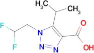 1-(2,2-Difluoroethyl)-5-isopropyl-1h-1,2,3-triazole-4-carboxylic acid