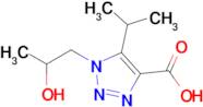 1-(2-Hydroxypropyl)-5-isopropyl-1h-1,2,3-triazole-4-carboxylic acid