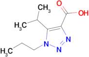 5-Isopropyl-1-propyl-1h-1,2,3-triazole-4-carboxylic acid