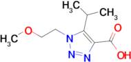 5-Isopropyl-1-(2-methoxyethyl)-1h-1,2,3-triazole-4-carboxylic acid