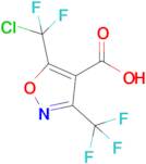 5-(Chlorodifluoromethyl)-3-(trifluoromethyl)isoxazole-4-carboxylic acid