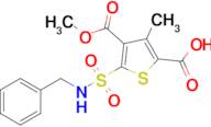 5-(n-Benzylsulfamoyl)-4-(methoxycarbonyl)-3-methylthiophene-2-carboxylic acid