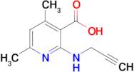 4,6-Dimethyl-2-(prop-2-yn-1-ylamino)nicotinic acid