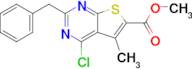 Methyl 2-benzyl-4-chloro-5-methylthieno[2,3-d]pyrimidine-6-carboxylate