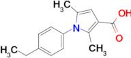 1-(4-Ethylphenyl)-2,5-dimethyl-1h-pyrrole-3-carboxylic acid