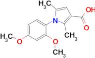 1-(2,4-Dimethoxyphenyl)-2,5-dimethyl-1h-pyrrole-3-carboxylic acid