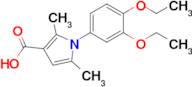 1-(3,4-Diethoxyphenyl)-2,5-dimethyl-1h-pyrrole-3-carboxylic acid