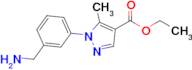 Ethyl 1-(3-(aminomethyl)phenyl)-5-methyl-1h-pyrazole-4-carboxylate