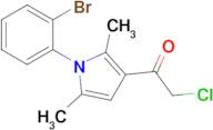 1-(1-(2-Bromophenyl)-2,5-dimethyl-1h-pyrrol-3-yl)-2-chloroethan-1-one