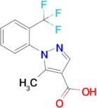 5-Methyl-1-(2-(trifluoromethyl)phenyl)-1h-pyrazole-4-carboxylic acid