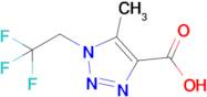 5-Methyl-1-(2,2,2-trifluoroethyl)-1h-1,2,3-triazole-4-carboxylic acid