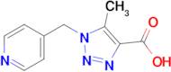 5-Methyl-1-(pyridin-4-ylmethyl)-1h-1,2,3-triazole-4-carboxylic acid