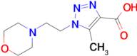 5-Methyl-1-(2-morpholinoethyl)-1h-1,2,3-triazole-4-carboxylic acid