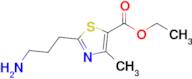 Ethyl 2-(3-aminopropyl)-4-methylthiazole-5-carboxylate