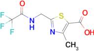 4-Methyl-2-((2,2,2-trifluoroacetamido)methyl)thiazole-5-carboxylic acid