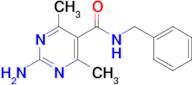 2-Amino-N-benzyl-4,6-dimethylpyrimidine-5-carboxamide