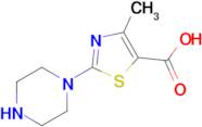 4-Methyl-2-(piperazin-1-yl)thiazole-5-carboxylic acid