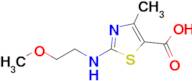 2-((2-Methoxyethyl)amino)-4-methylthiazole-5-carboxylic acid